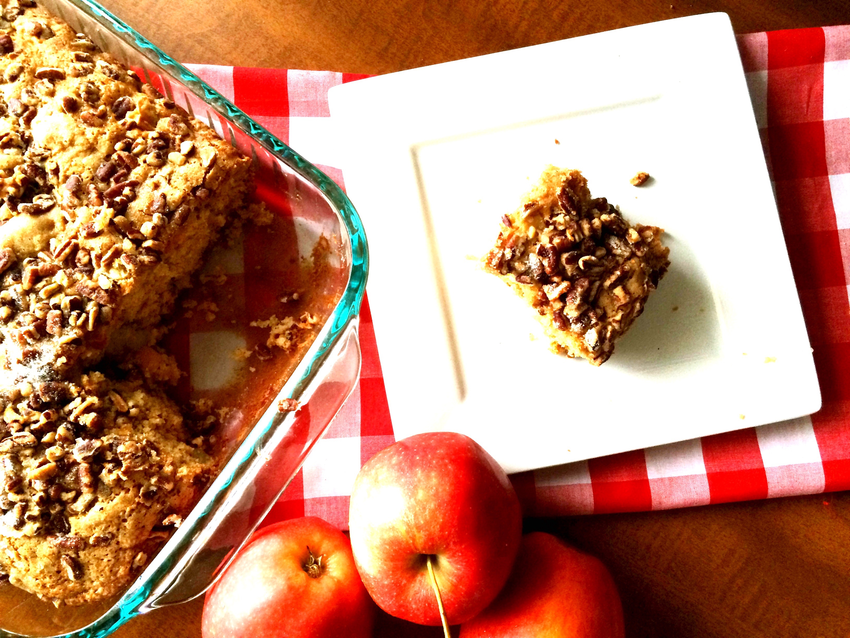 Grandpa's Apple Nut Coffee Cake The Gingham Apron