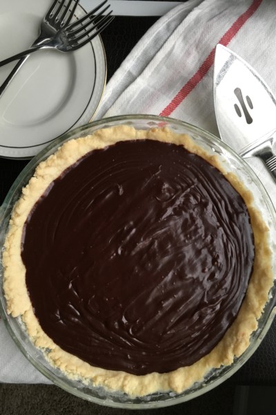 Simple French Chocolate Tart {For Valentine’s Day}