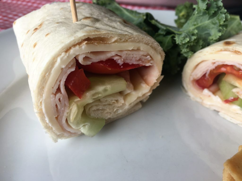 Turkey Veggie Wrap The Gingham Apron