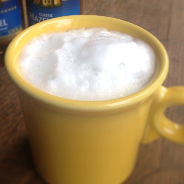 Homemade latte (microwave!)