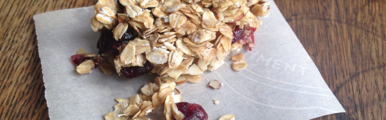 Cranberry Oatmeal Granola Bars- easy and healthy!