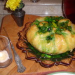 Encrusted Baked Brie with Pepper Jelly