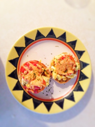 healthy breakfast pizzas