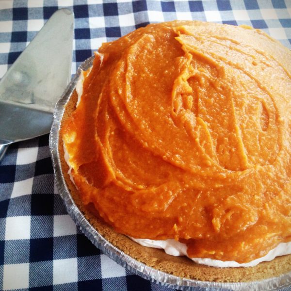 Double layer pumpkin pie