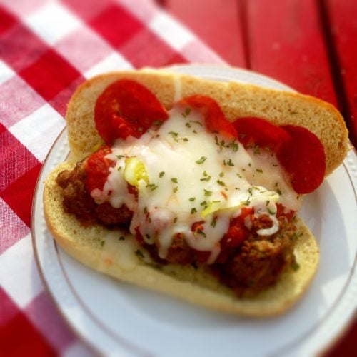 Meatball sub sandwiches 3
