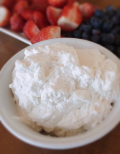 simple whipped cream