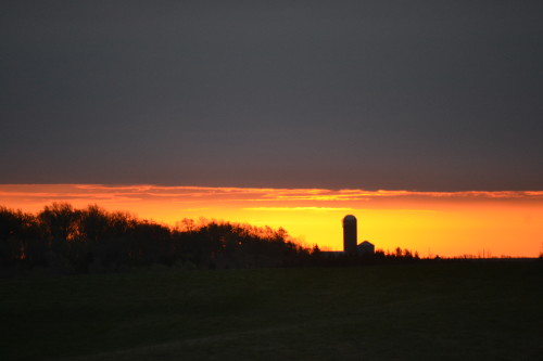 Gorgeous Spring sunrise in Iowa