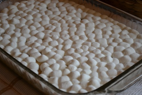 Little pillows of melted marshmallows