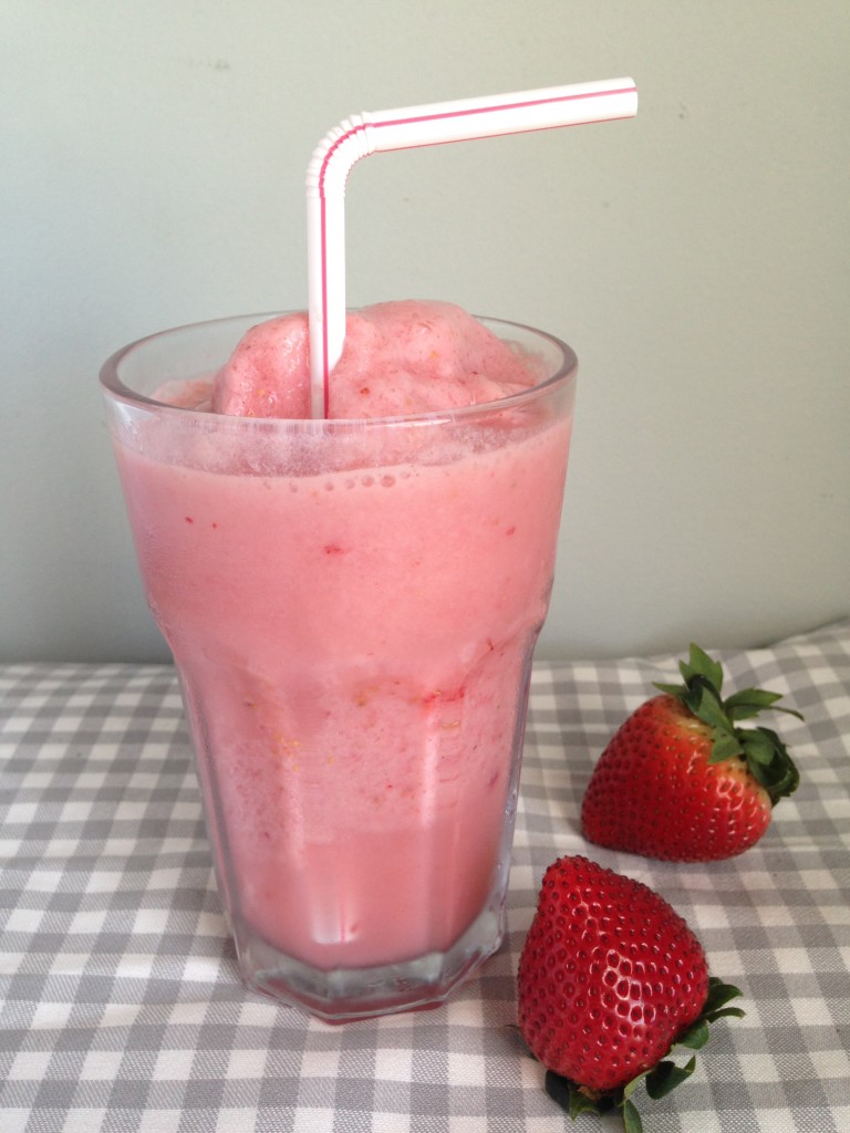 Salty and Sweet Strawberry Smoothie