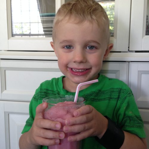 Salty and Sweet Strawberry Smoothie