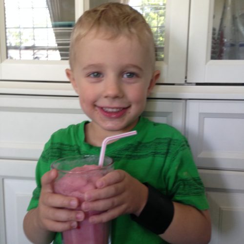 Salty and Sweet Strawberry Smoothie