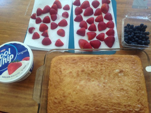 Fourth of July/ Independence Day Flag Cake