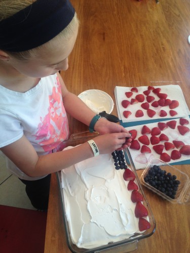 Fourth of July/ Independence Day Flag Cake