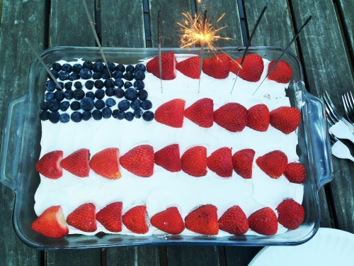 Fourth of July/ Independence Day Flag Cake