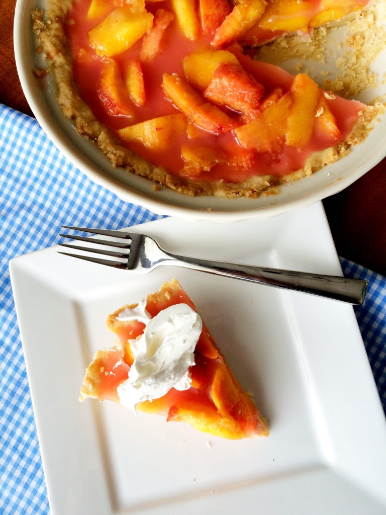 fresh peach pie