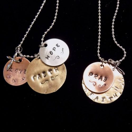 stamped necklaces