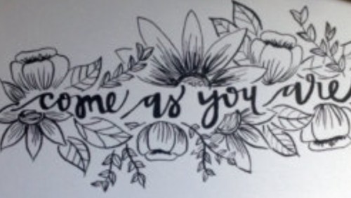 come as you are (image from pinterest)