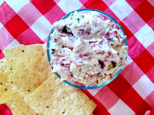 dried beef pickle roll dip