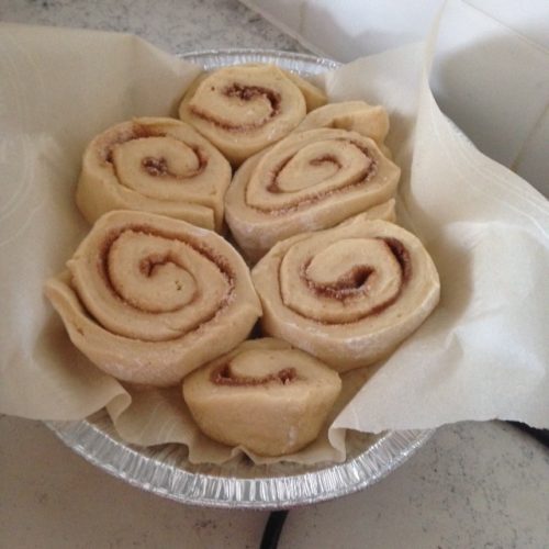 one hour cinnamon rolls with maple frosting