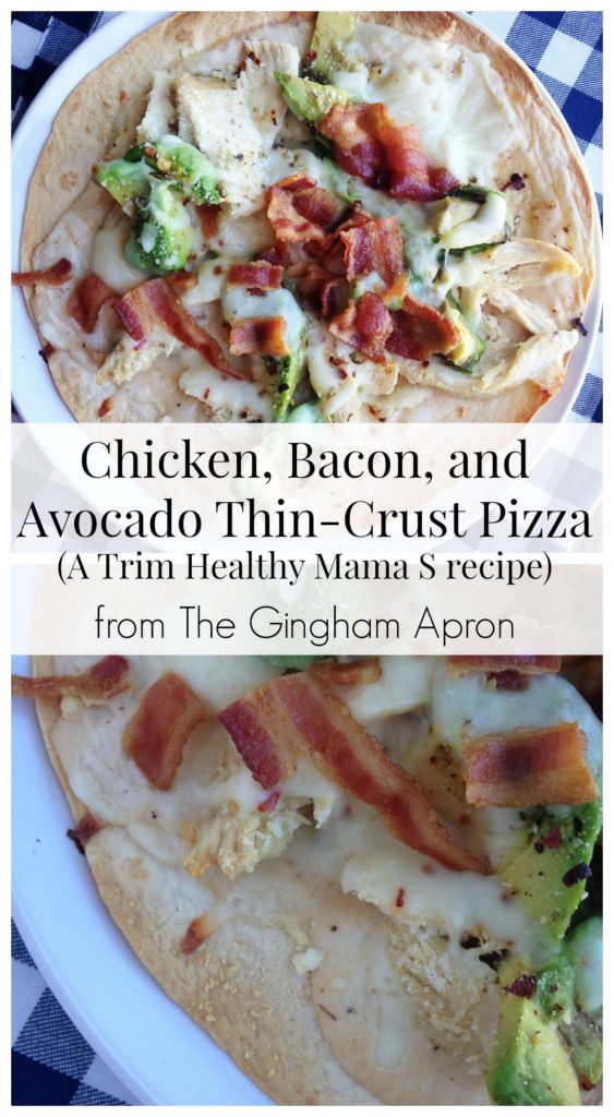 Chicken, Bacon, and Avocado Pizza