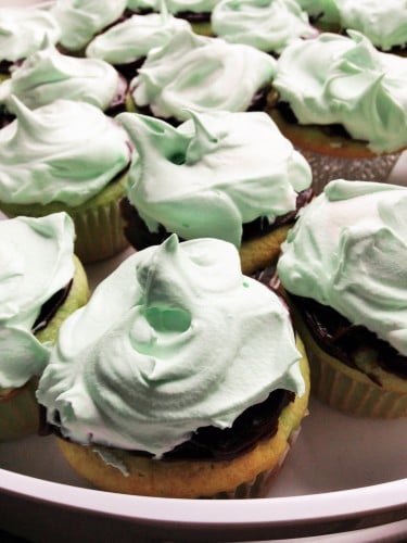 creme de menthe cupcakes