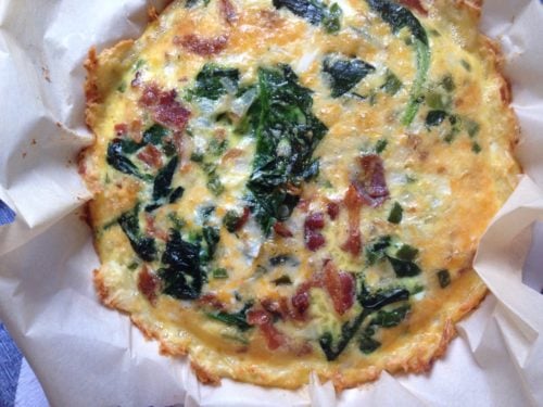 Spinach Bacon Quiche
