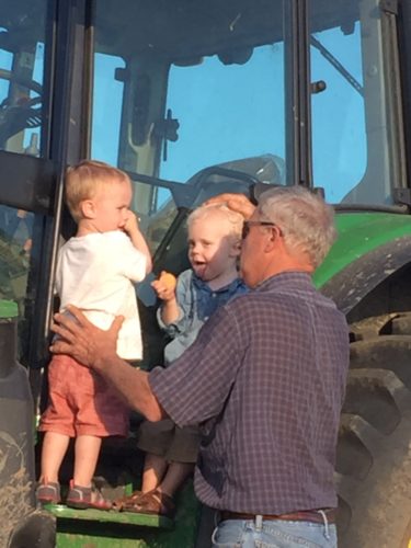 Jack, John and Gramps (Mr. Farmer)