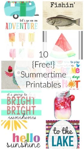 Summer Printables for FB