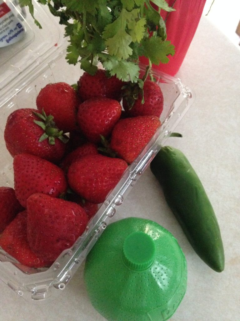 Strawberry jalapeno salsa