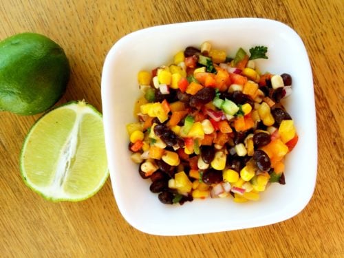 black bean and corn salsa