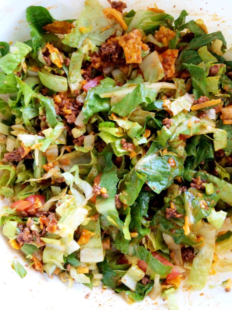 Doritos Taco Salad | The Gingham Apron