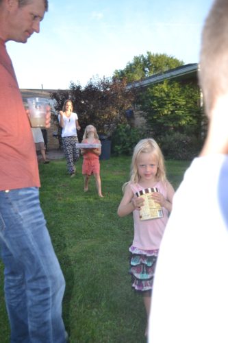 And here comes the ice cream and cake line!