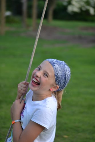 Olivia swinging