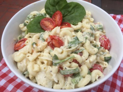 Macaroni-Spinach Salad