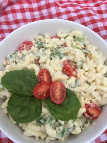 Macaroni-Spinach Salad