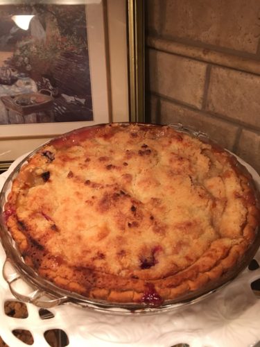 Peach and Blueberry Pie