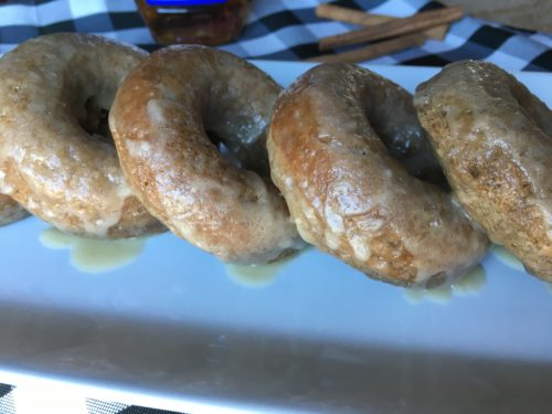 Iced Maple Donuts