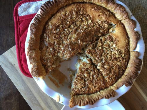 Oatmeal Cinnamon Pie