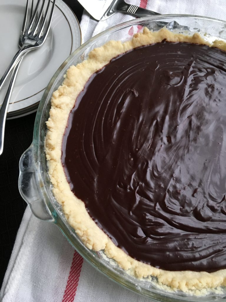 Simple French Chocolate Tart 