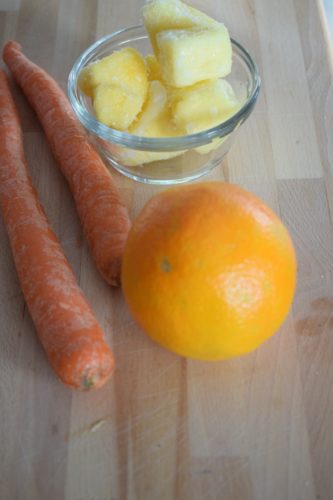 Carrot Orange Pineapple Smoothie
