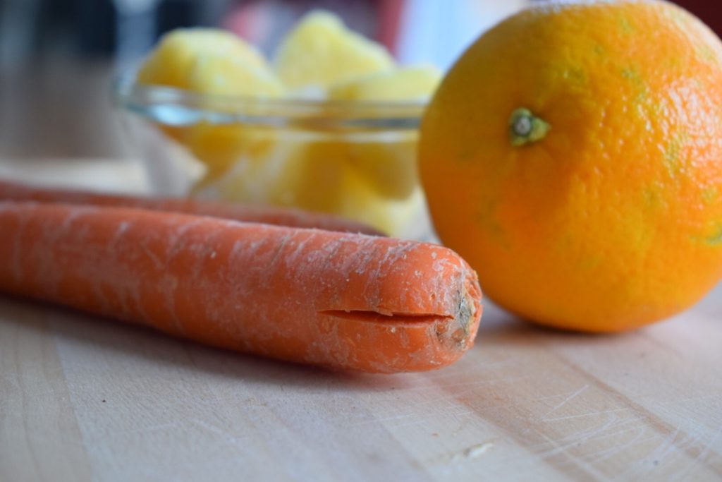 Carrot Orange Pineapple Smoothie