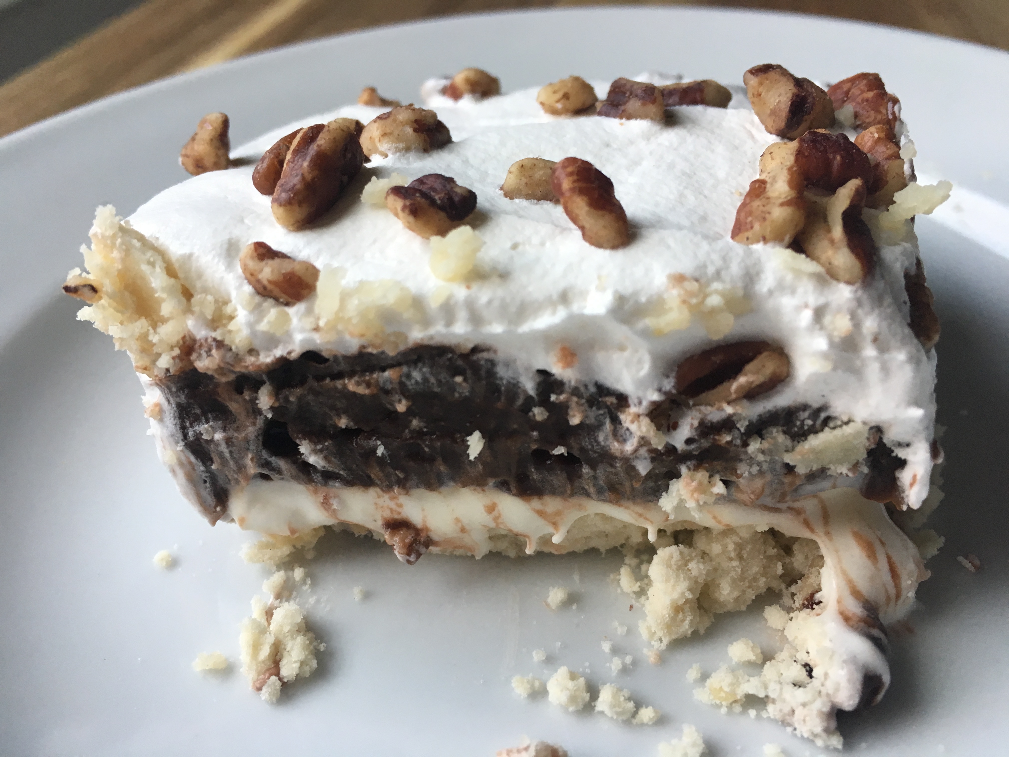 Layered Pudding Dessert | The Gingham Apron