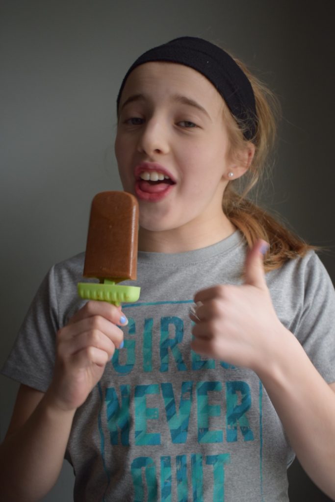 Sugar Free Chocolate Mocha Popsicles