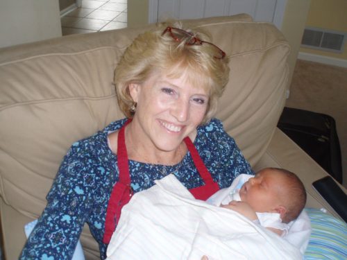 My mom with baby Matthew