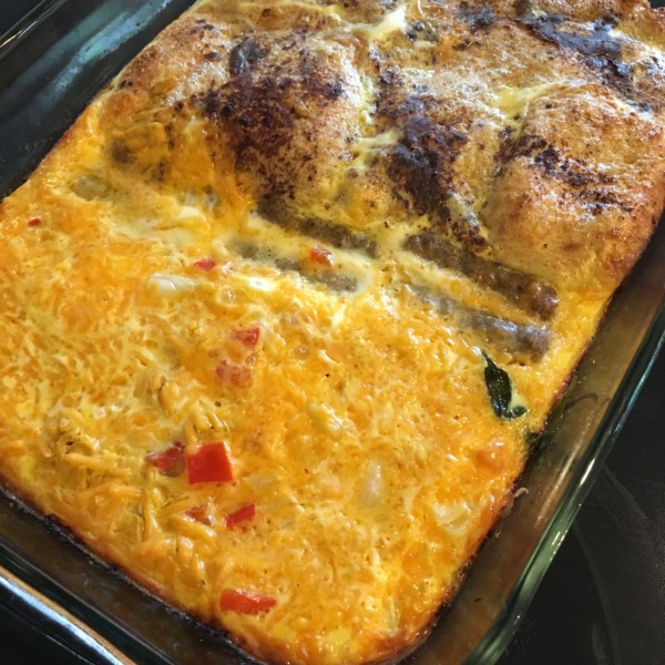 Jana's savory and sweet breakfast casserole