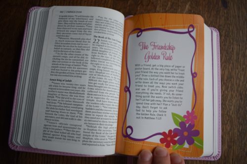 Follow Your Heart Faithgirlz Backpack Bible
