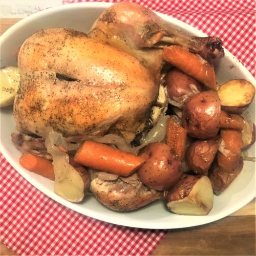 Roasted Chicken with vegetables
