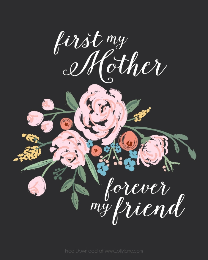 Free Mothers Day printable from lolly jane 