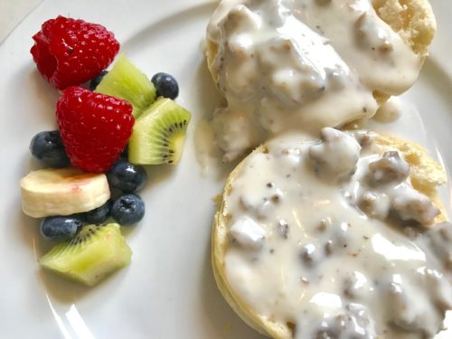 Easy Biscuits & Gravy