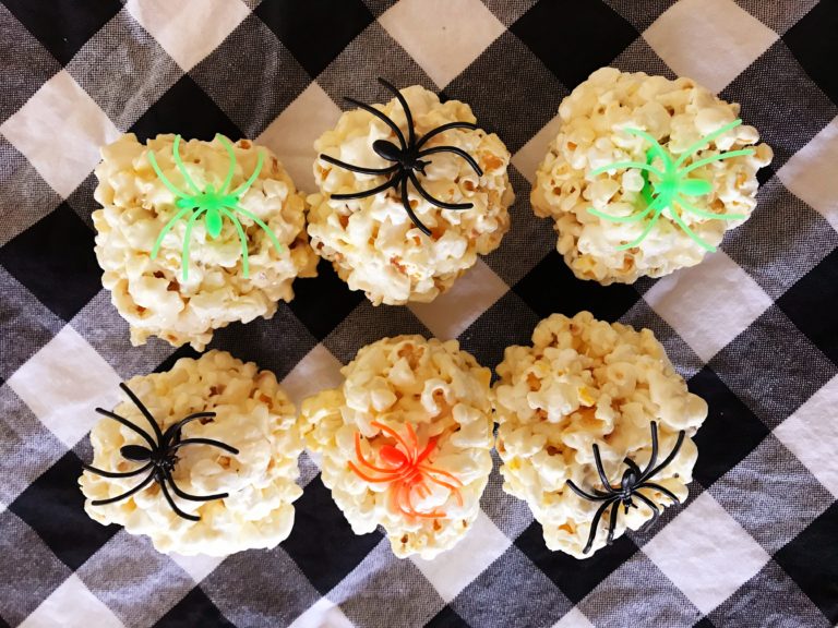 Halloween Marshmallow Popcorn Balls